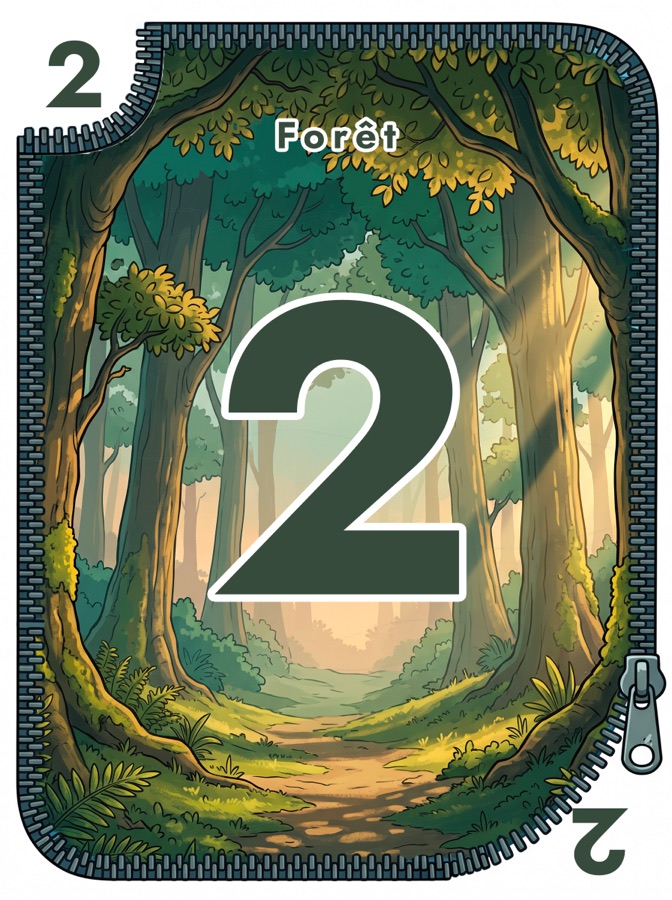 Carte Forêt, valeur 2